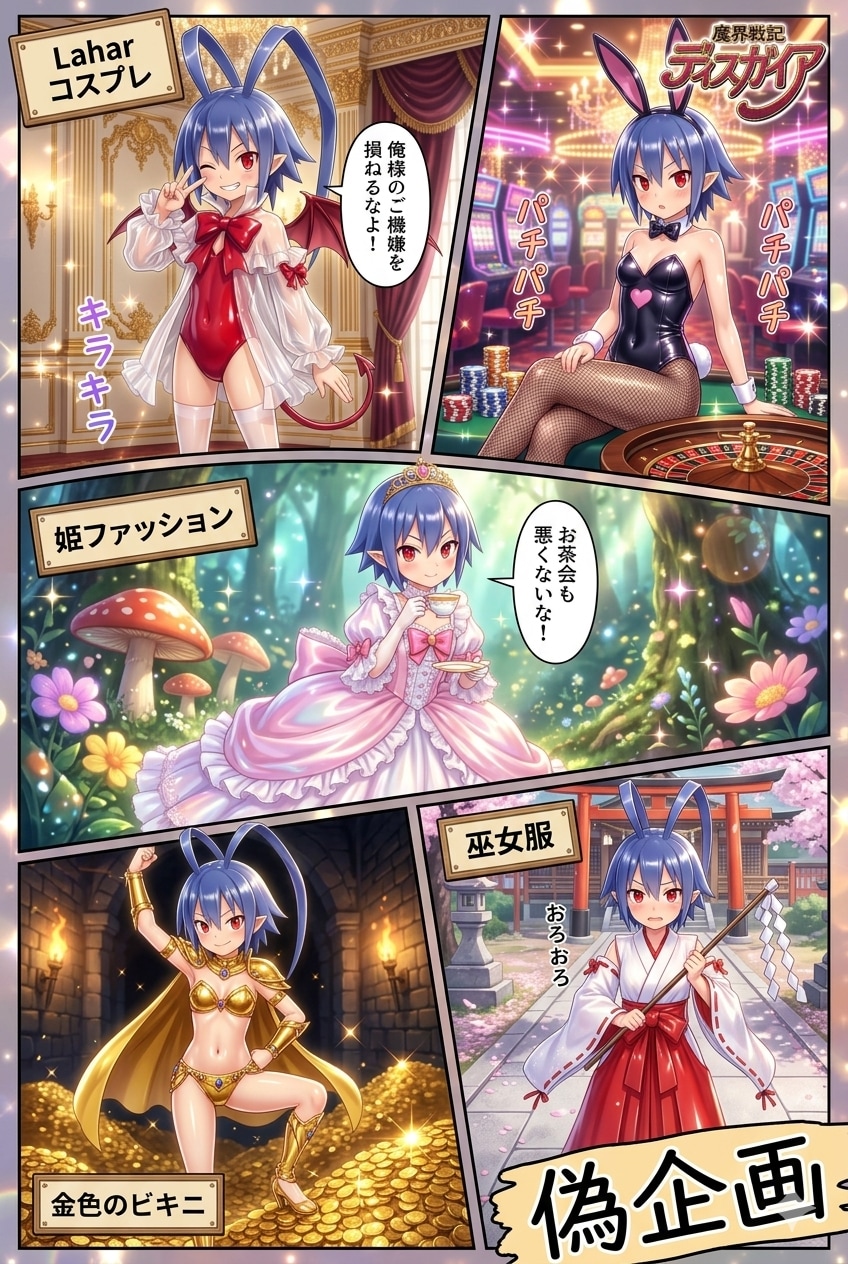 ラハールのコスプレ　魔界戦記ディスガイア | の人気AIイラスト・グラビア