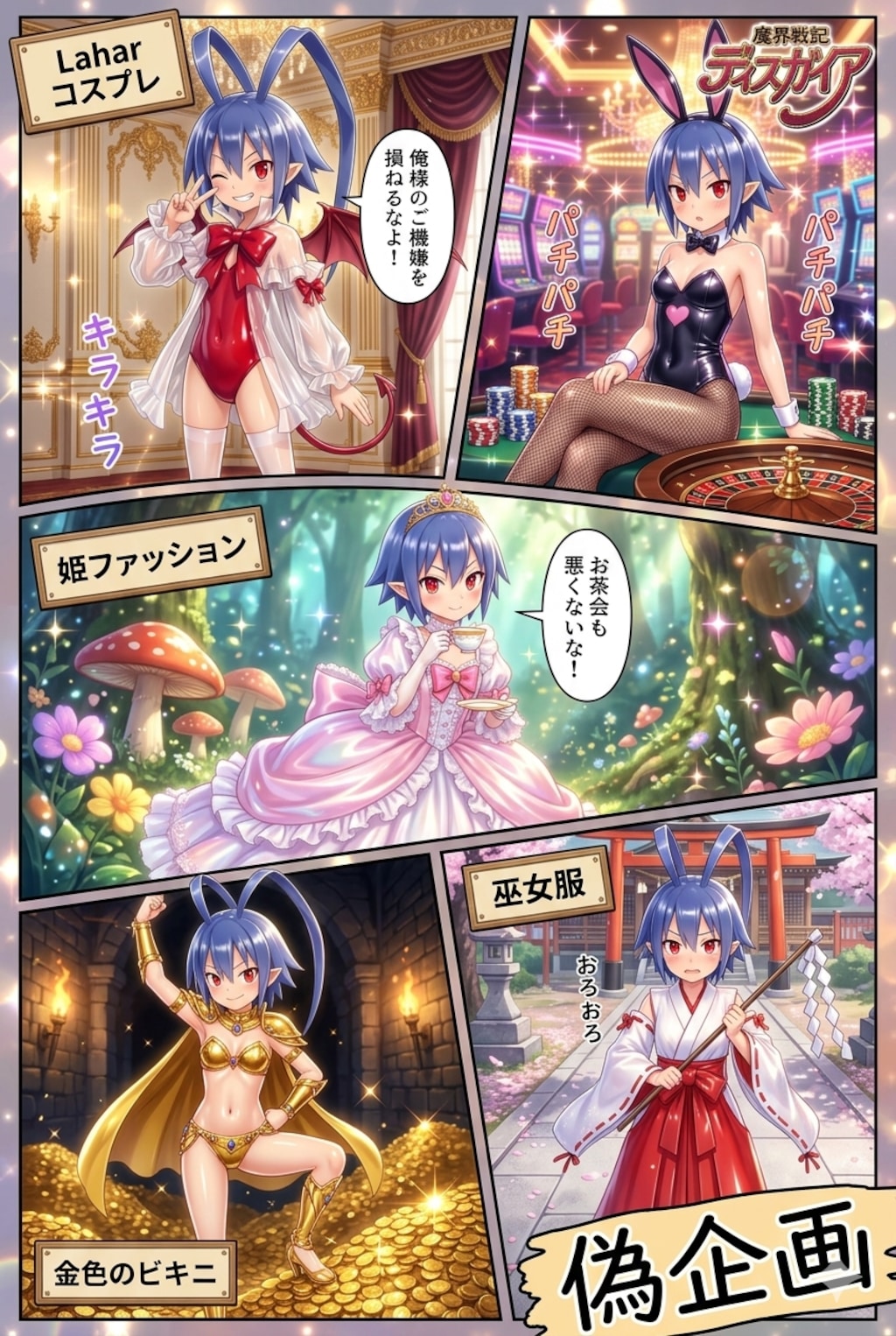 ラハールのコスプレ　魔界戦記ディスガイア