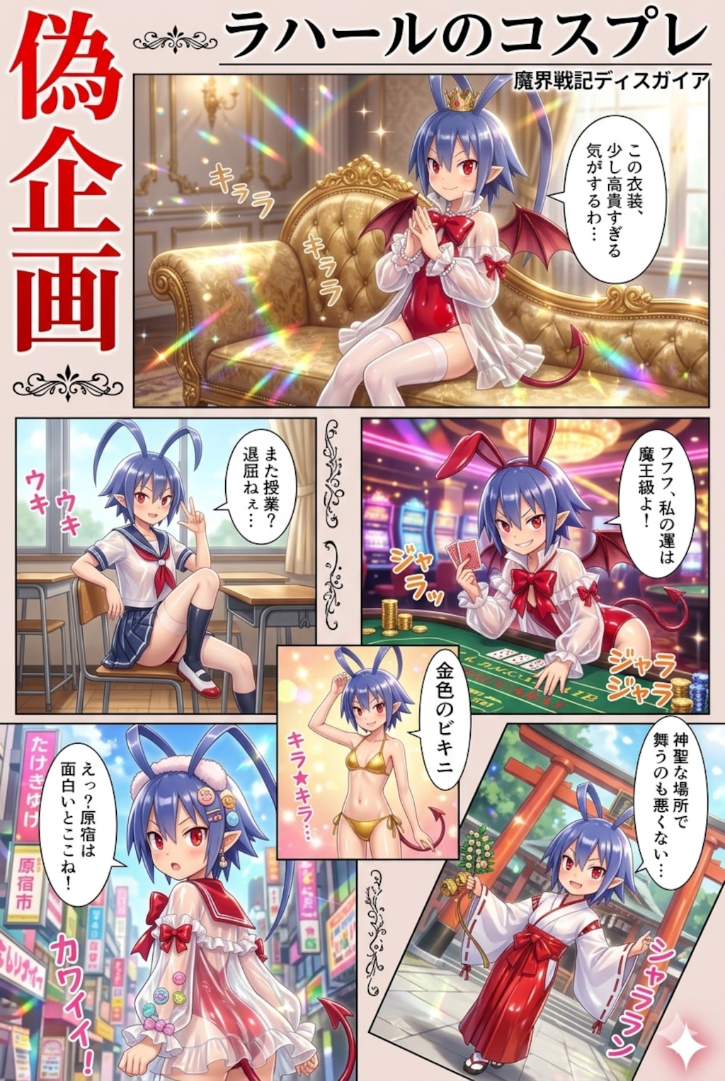 ラハールのコスプレ　魔界戦記ディスガイア