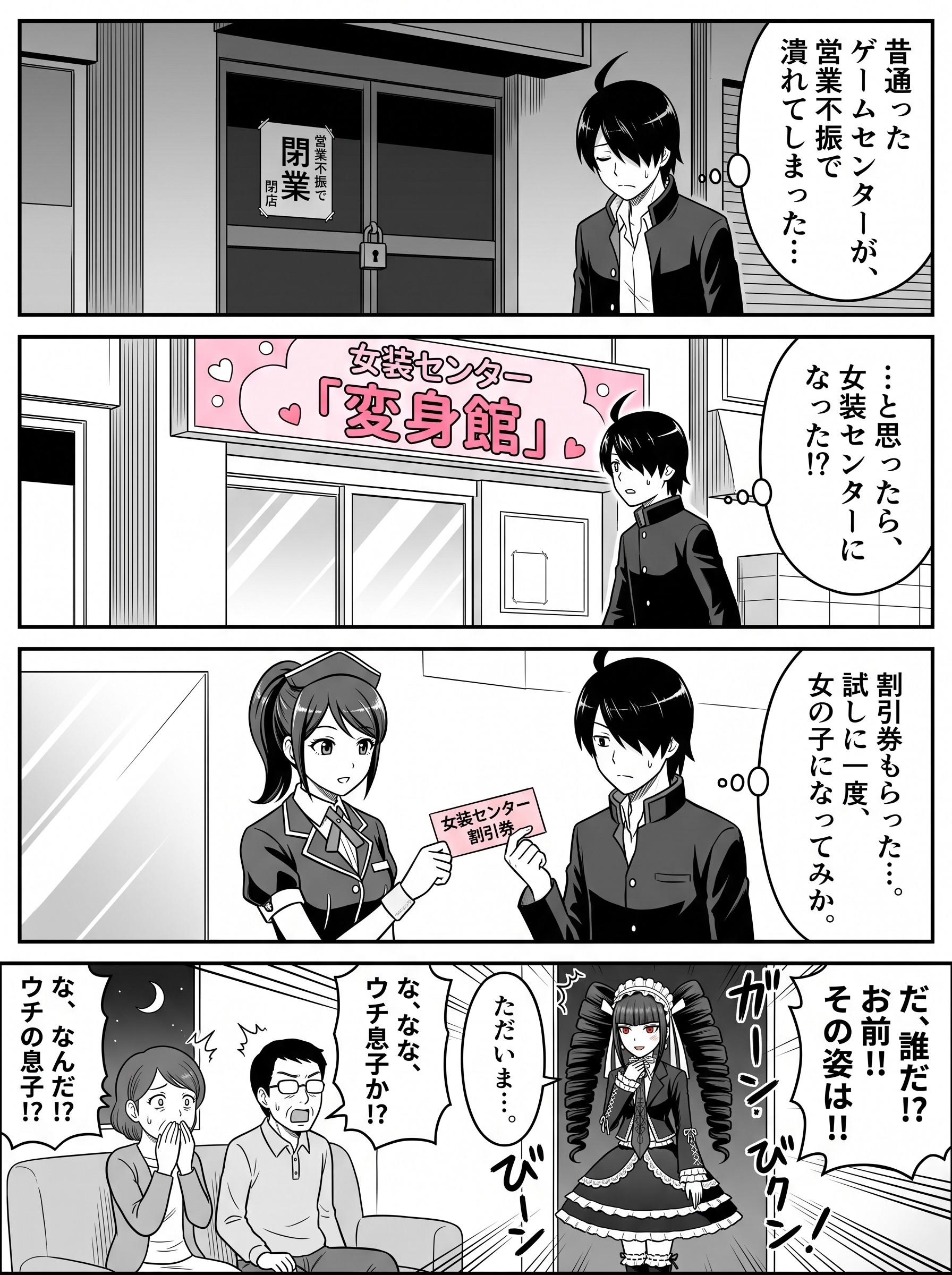 近所のゲーセンが潰れて、女装センターになっていた件 | の人気AIイラスト・グラビア