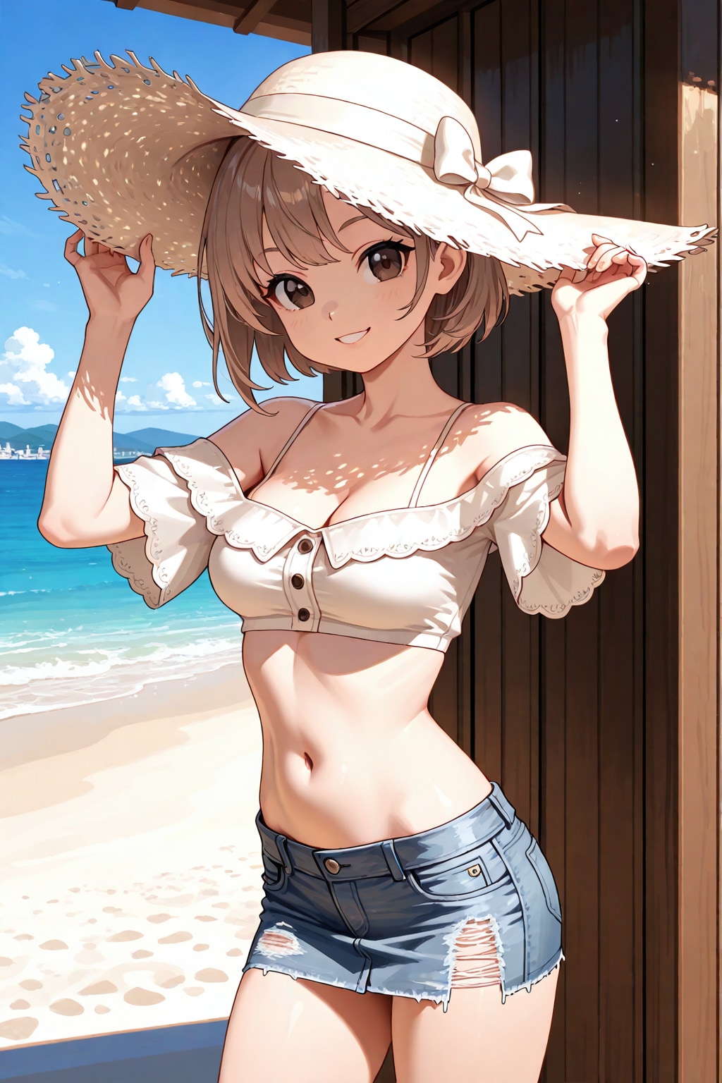 夏だからこれくらい攻めないと♪