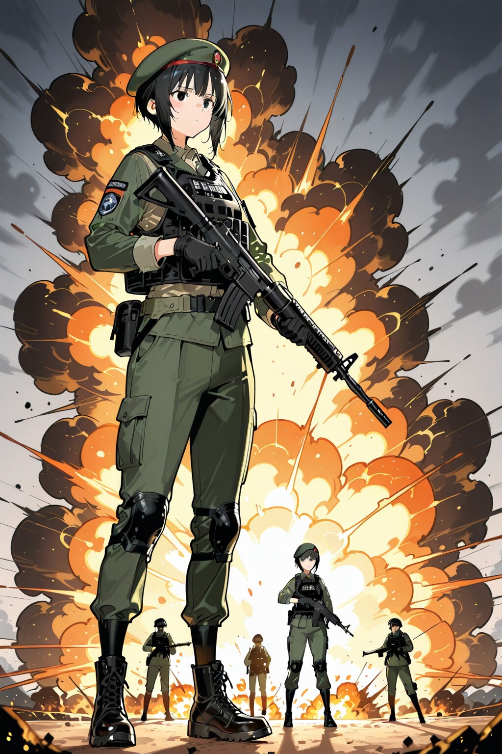 任務完了、撤収する！ | の人気AIイラスト・グラビア