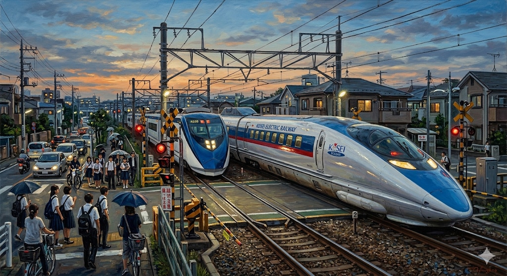 500系、余生を京成で、