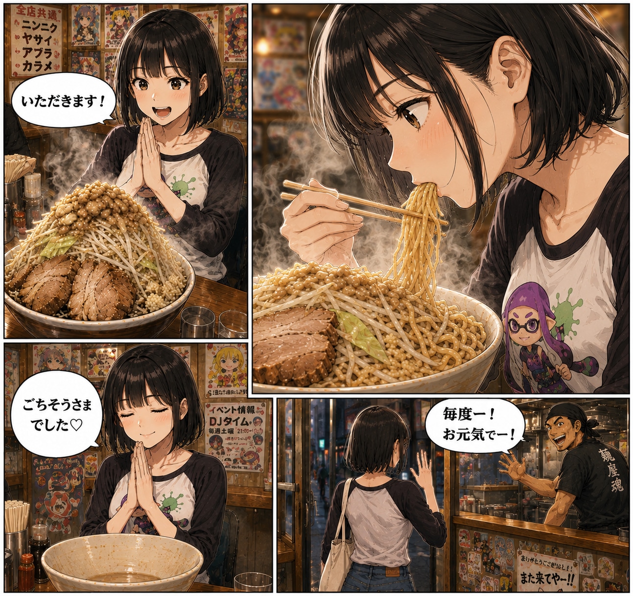 ラーメン女子の横顔 | の人気AIイラスト・グラビア