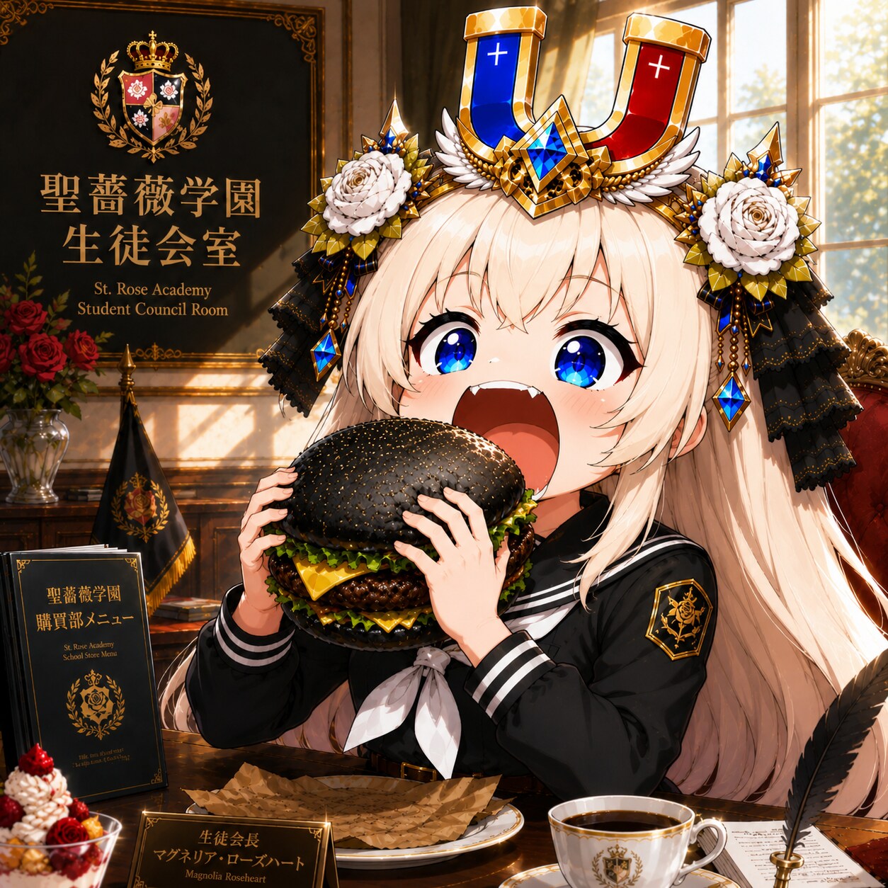 聖薔薇学園編〜みんな大好き砂鉄バーガー🍔〜