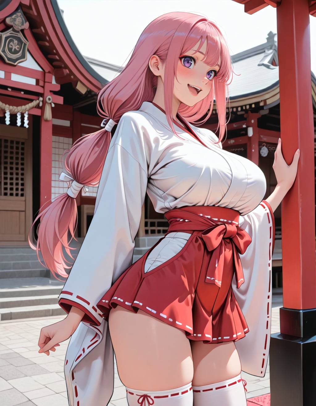 ミニスカ巫女