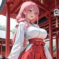 ミニスカ巫女 2枚目