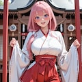 ミニスカ巫女 11枚目