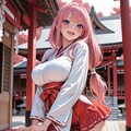 ミニスカ巫女 6枚目