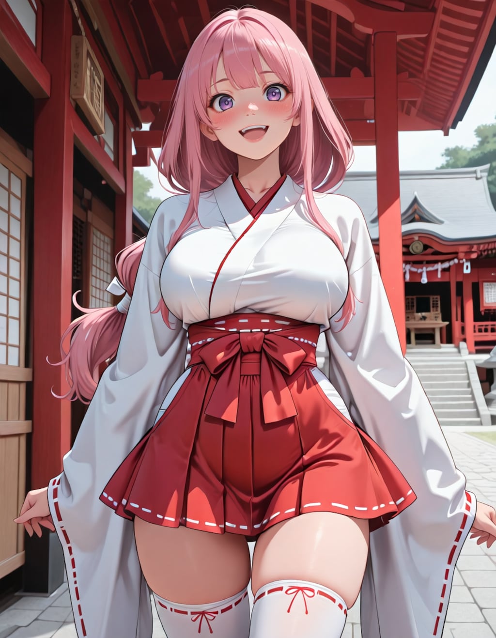 ミニスカ巫女