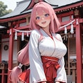 ミニスカ巫女 4枚目
