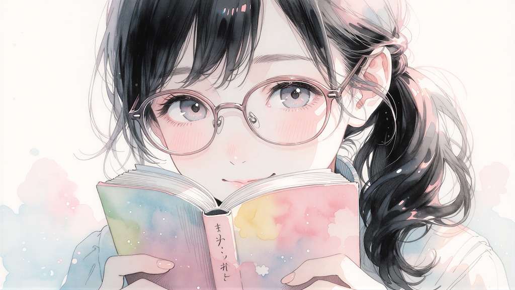 黒髪の眼鏡の女の子 2