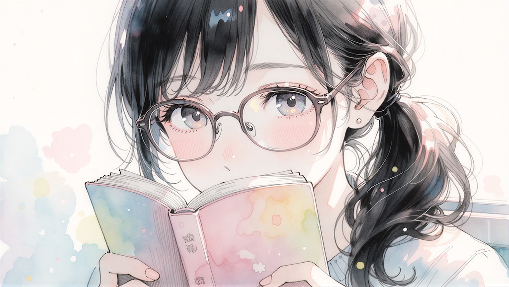 黒髪の眼鏡の女の子 2
