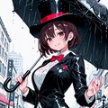 雨と女の子　その６ 4枚目