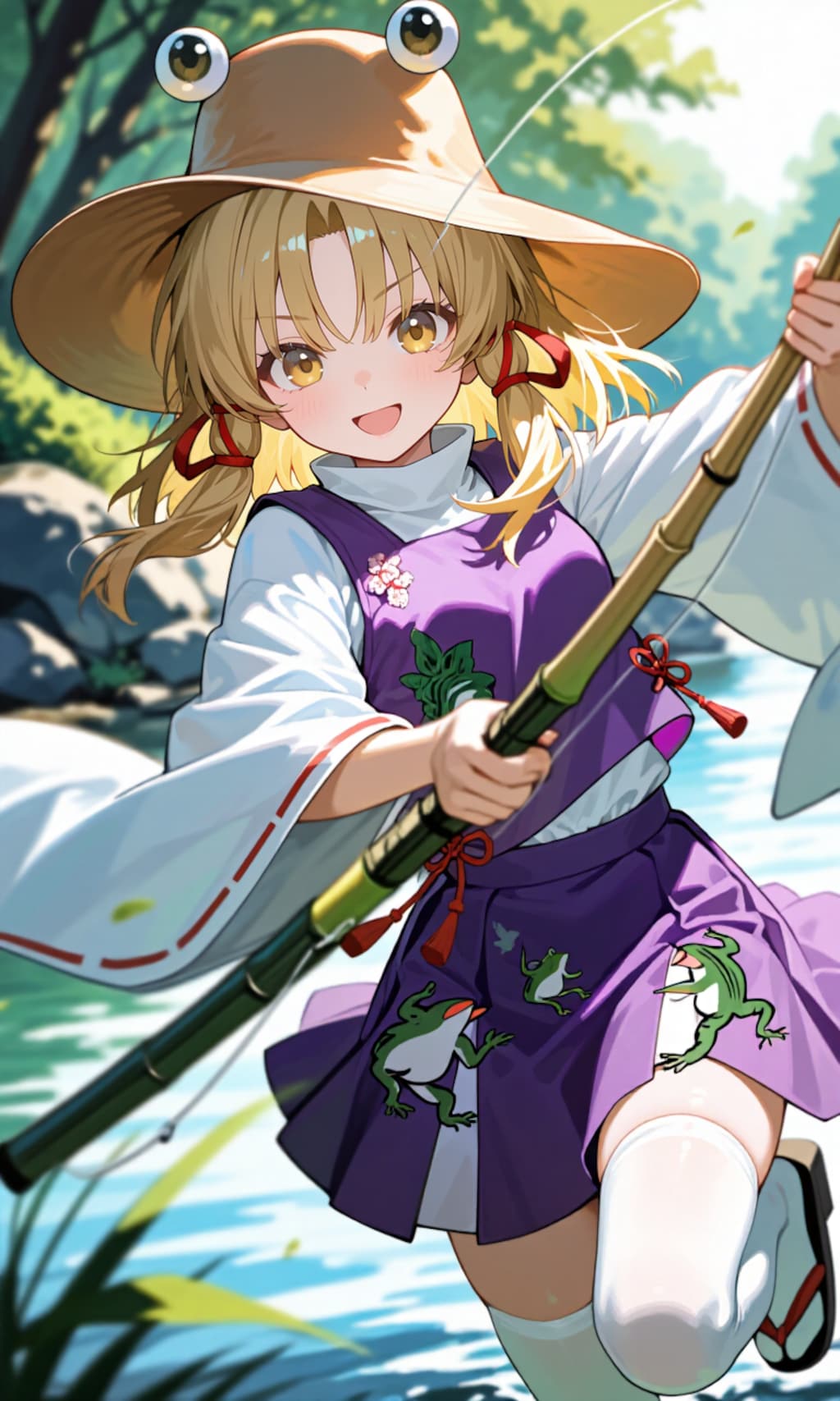 洩矢諏訪子(釣り)