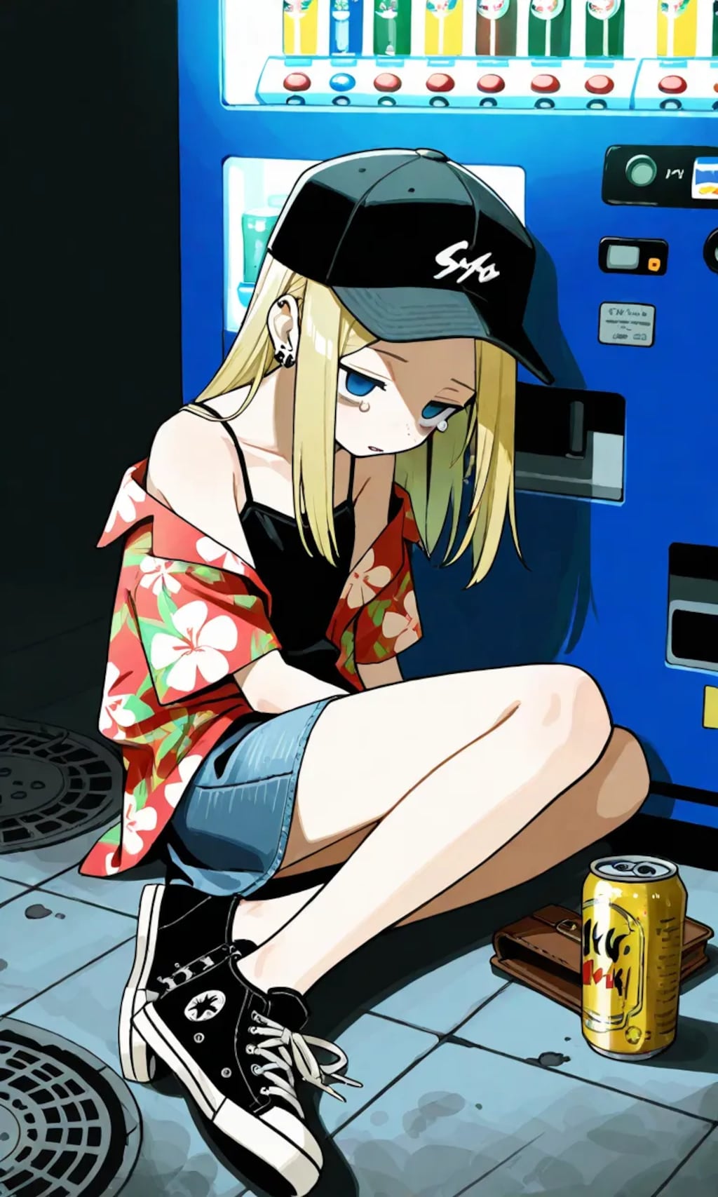 小銭が深淵に呑まれた人