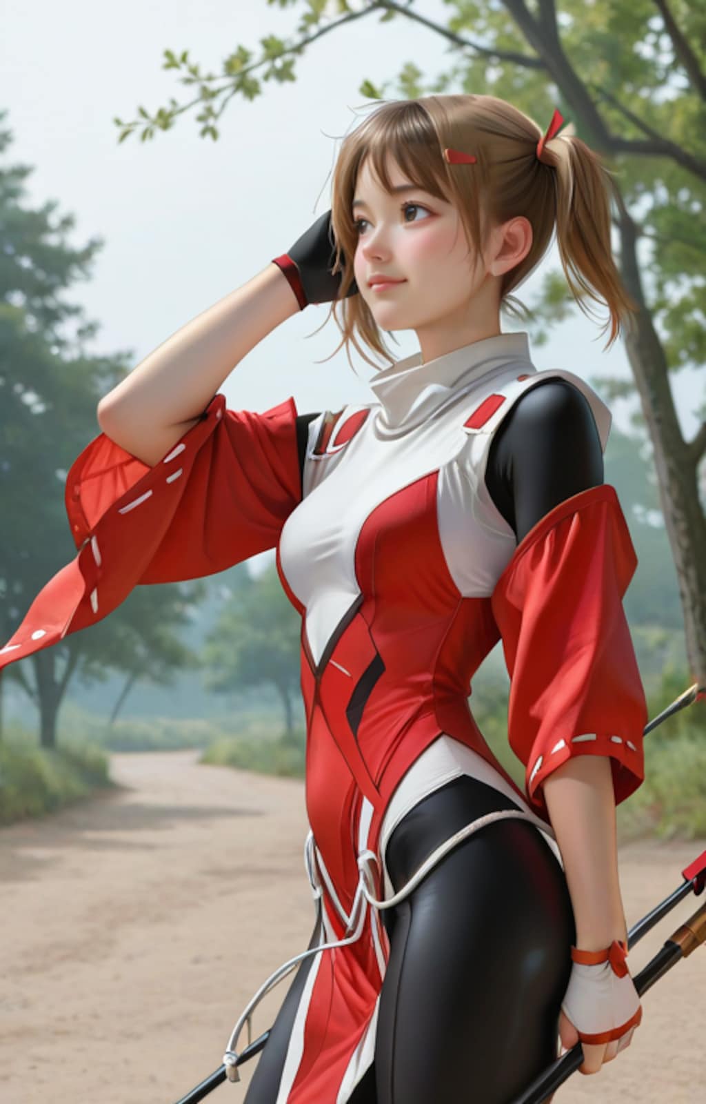 彼女に柊赤緒(巫女服)風のコスプレを（リクエスト）