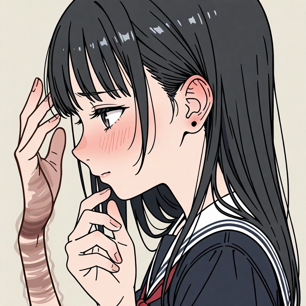 彼女に迫る手 | の人気AIイラスト・グラビア