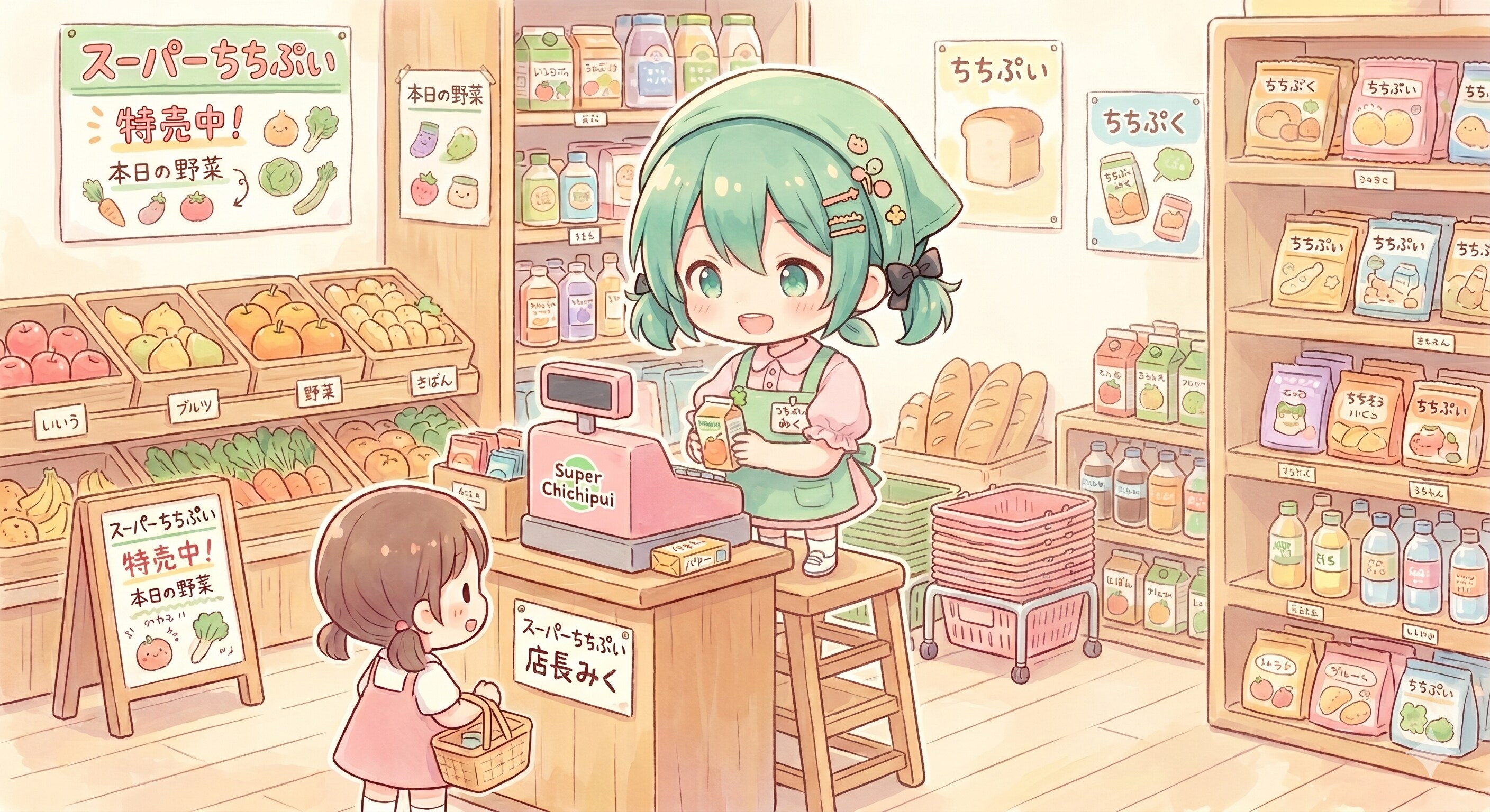 ちっちゃなスーパーちちぷい🥦