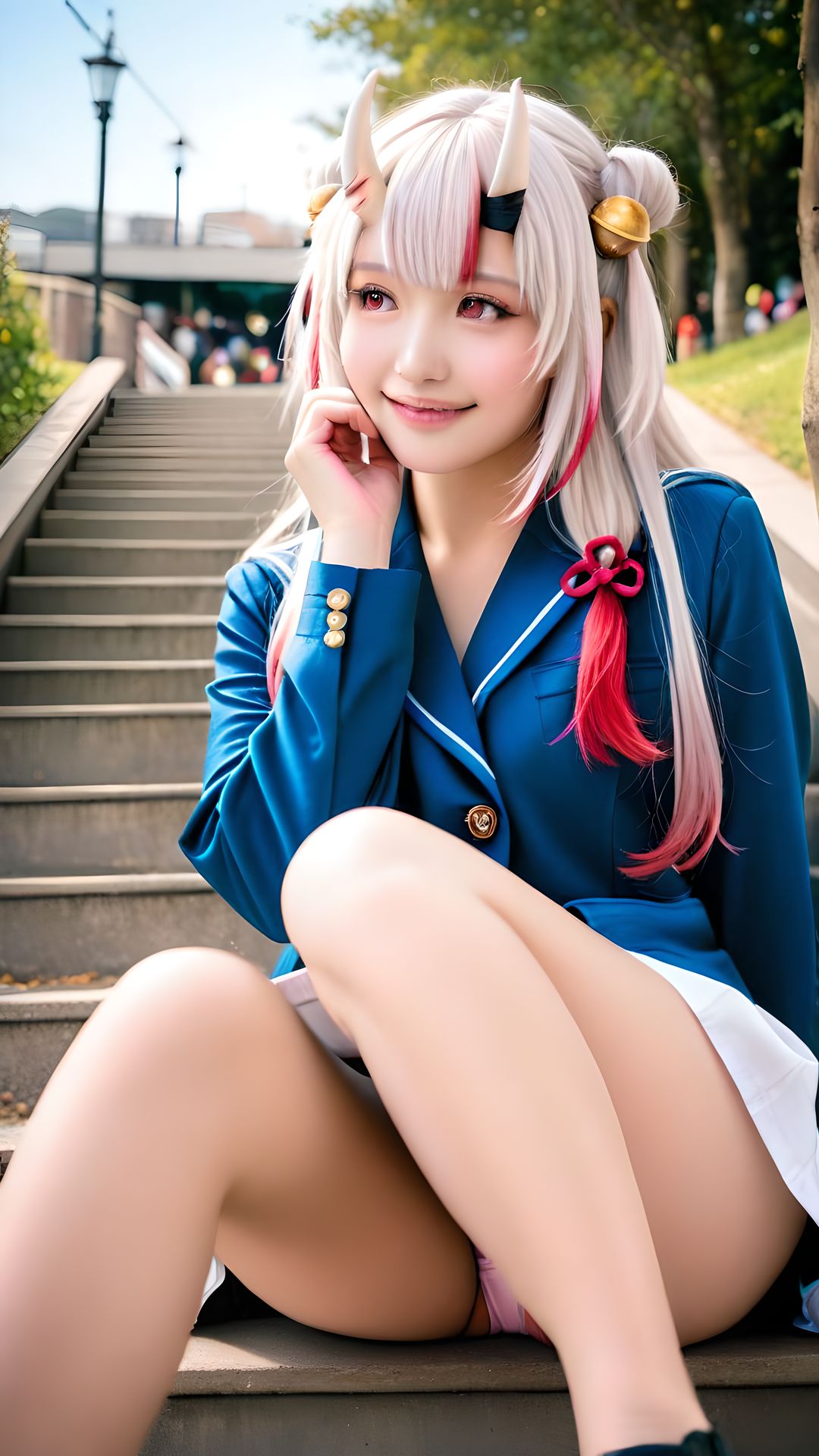 コスプレ無防備パンチラ 7