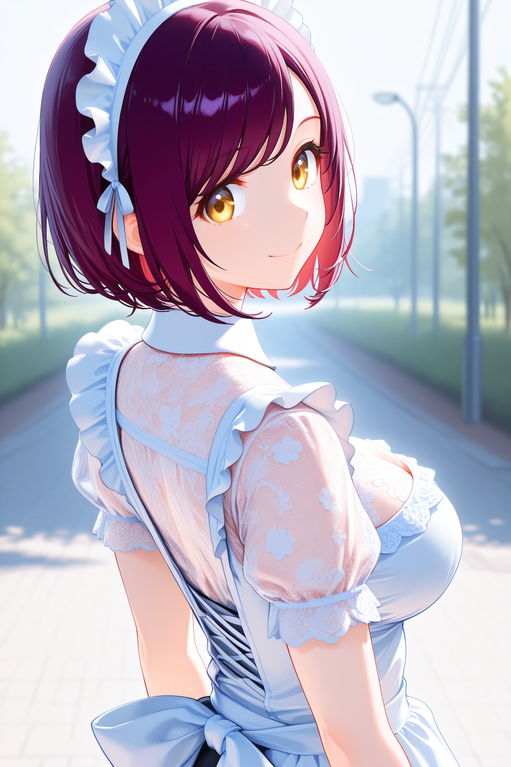 こんにちは（挨拶メイドの芽衣ちゃん）