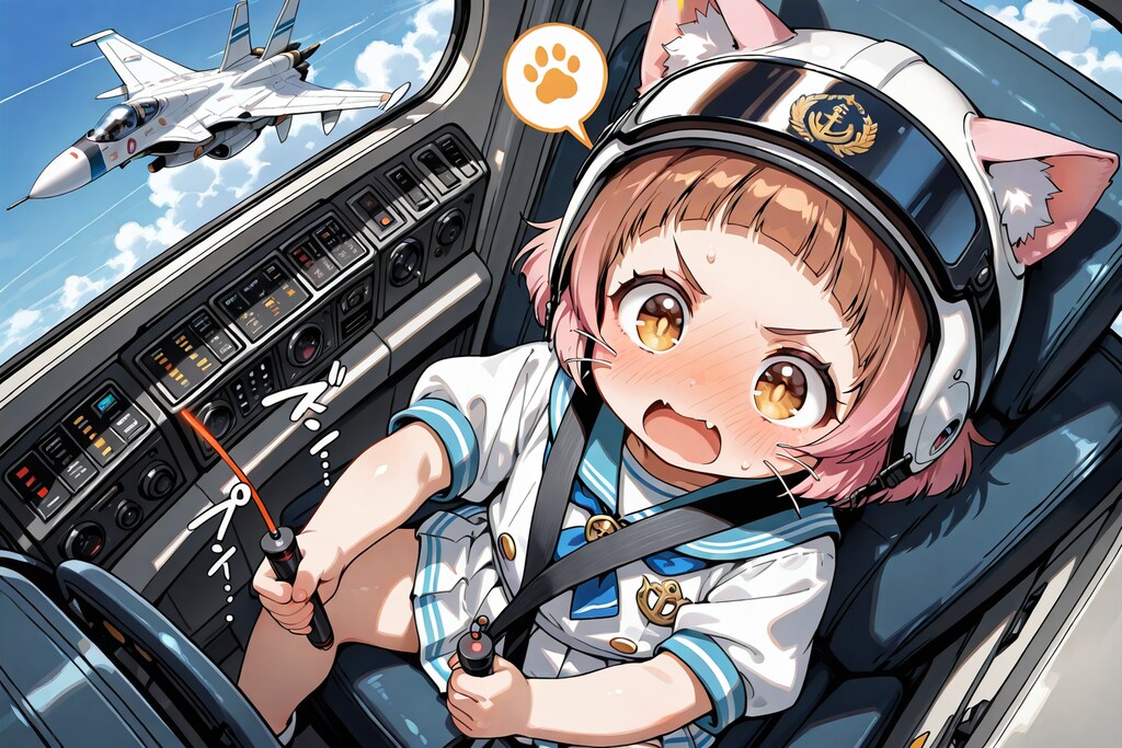 操縦桿が出ない