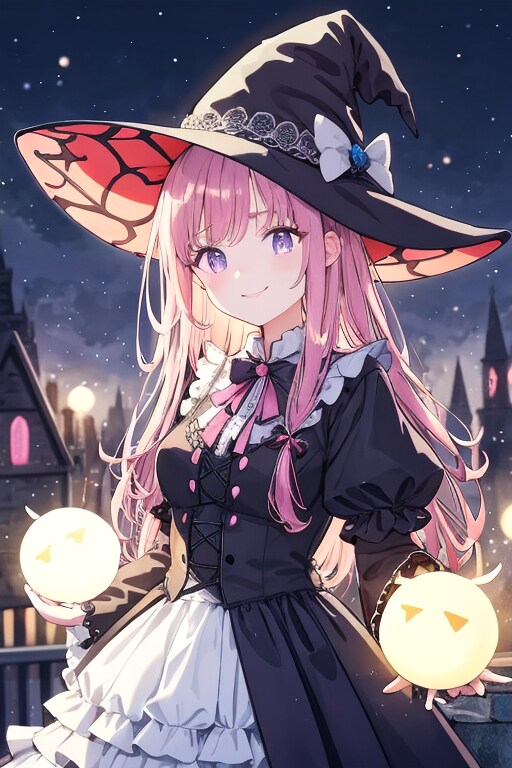 ちちぷいプロンプトで生成（フリル魔女） | の人気AIイラスト・グラビア