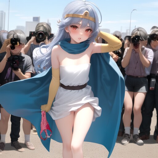 パンチラ撮影を防ぐためパンティを脱ぐ賢者さんは賢い！