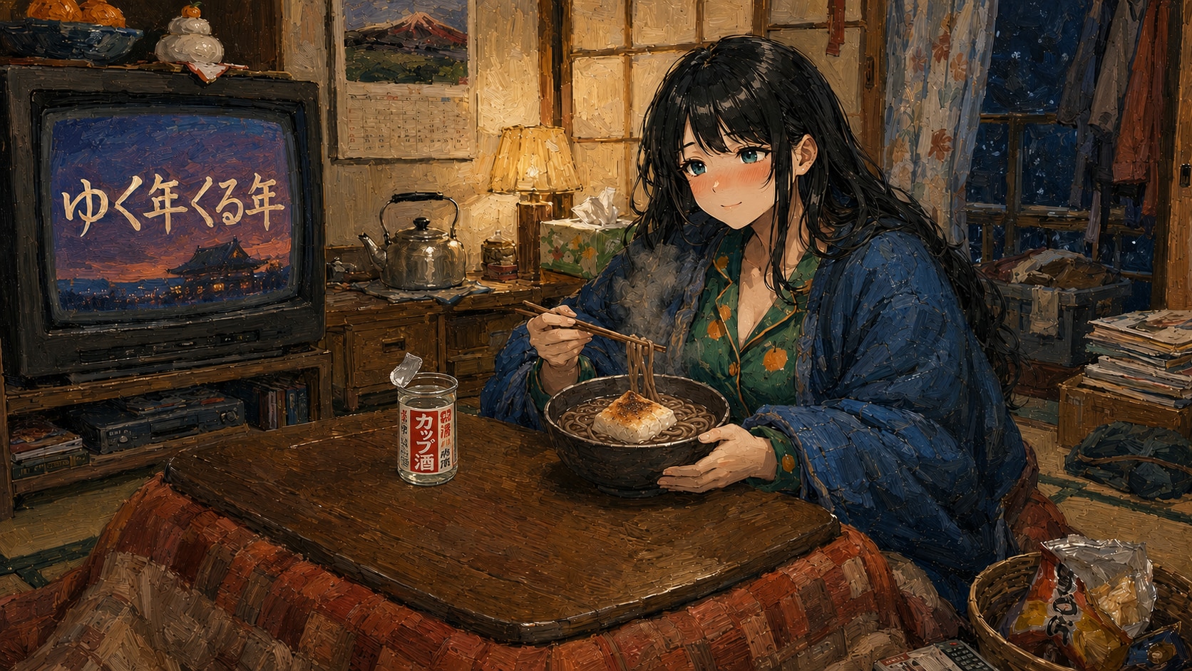 昭和の年越し（チャットGPT） | の人気AIイラスト・グラビア