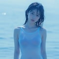 ブルーの水着 6枚目
