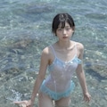 ブルーの水着 5枚目