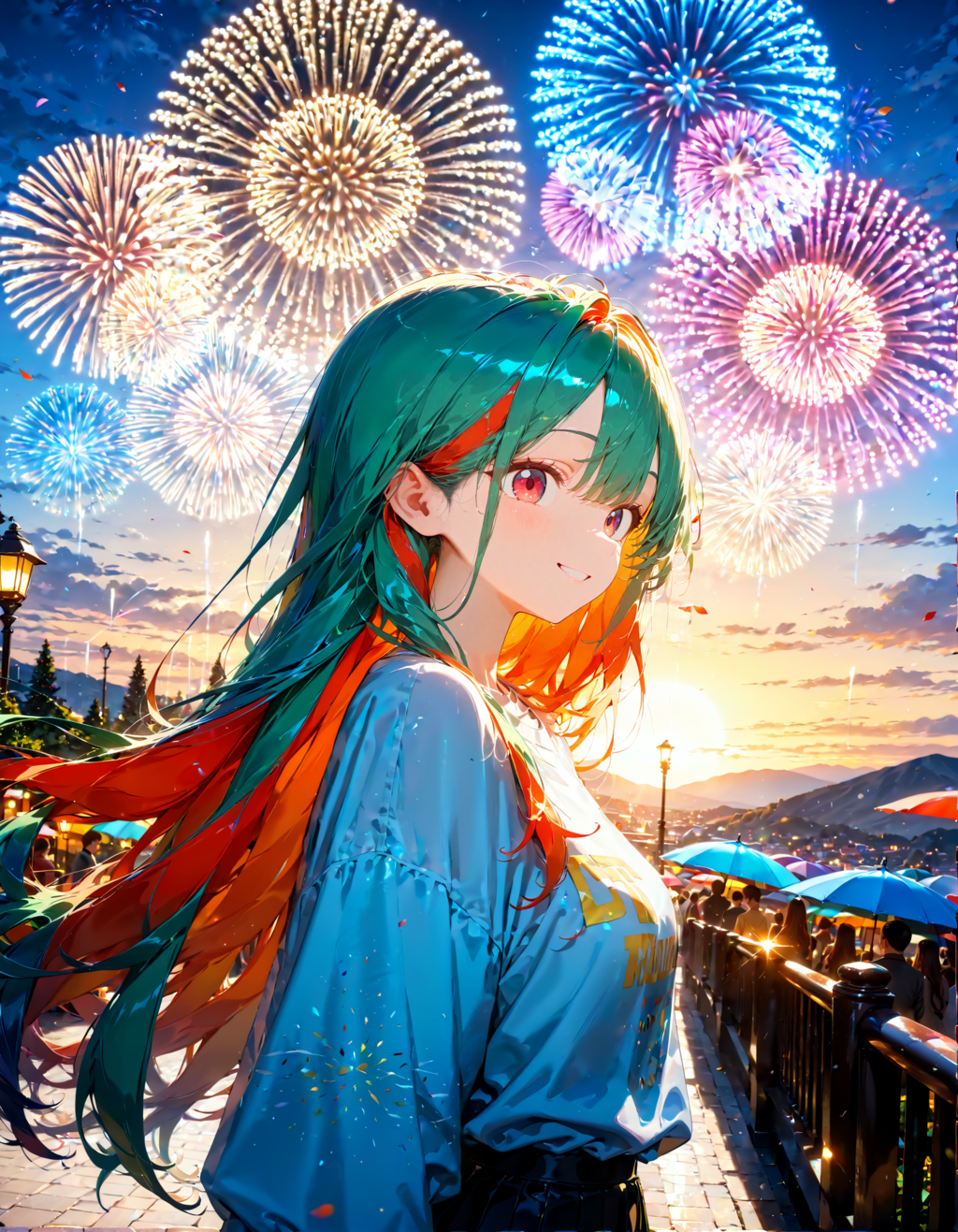 カラフルな少女　その４