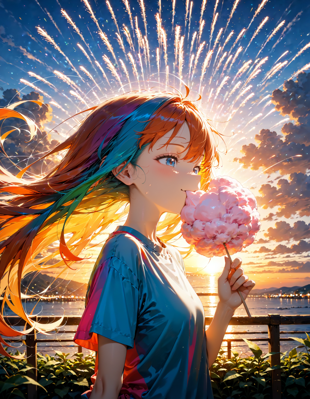 カラフルな少女　その４