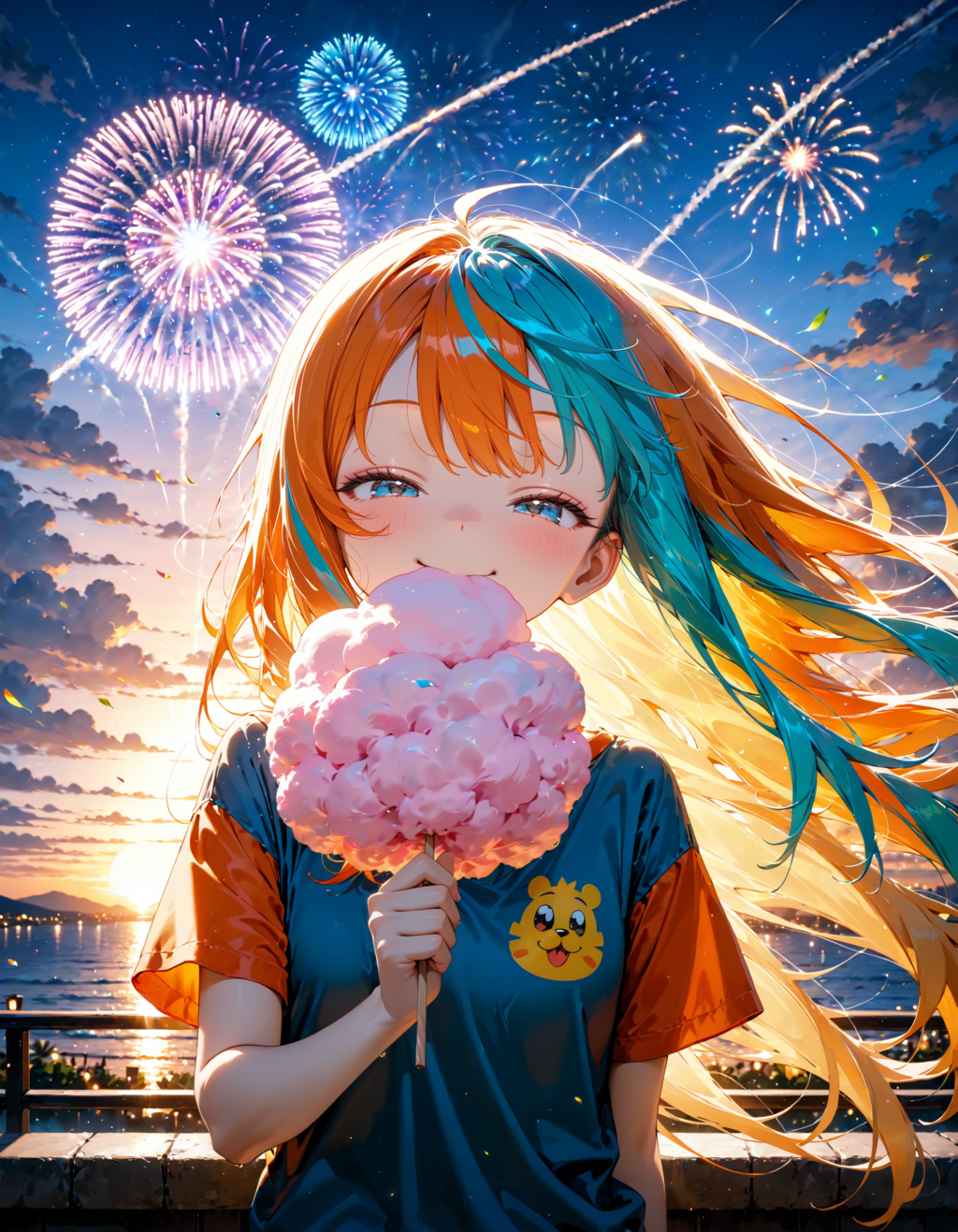 カラフルな少女　その４