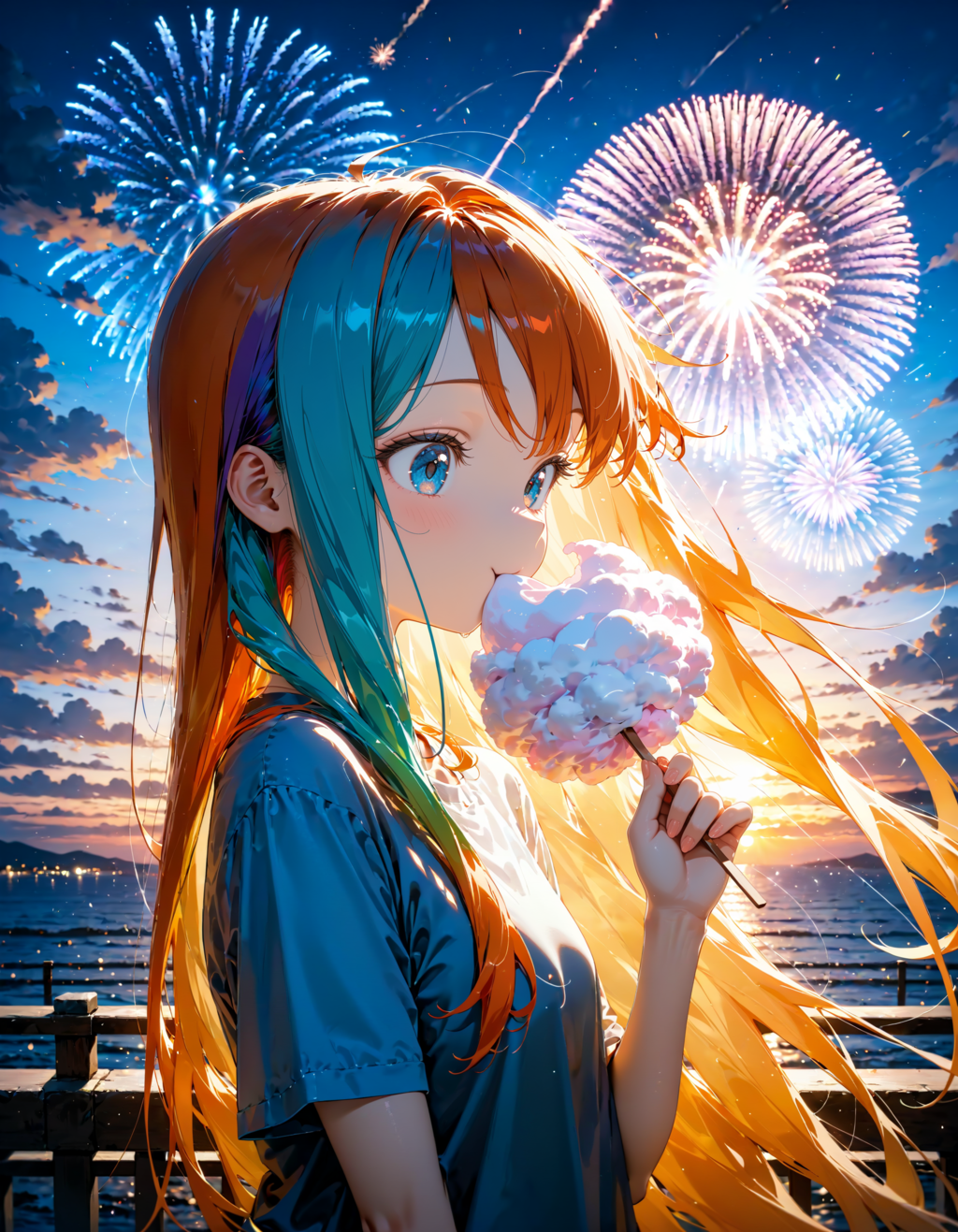 カラフルな少女　その４