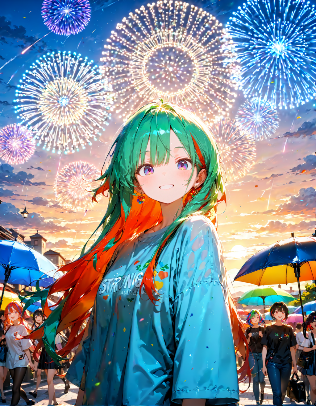 カラフルな少女　その４