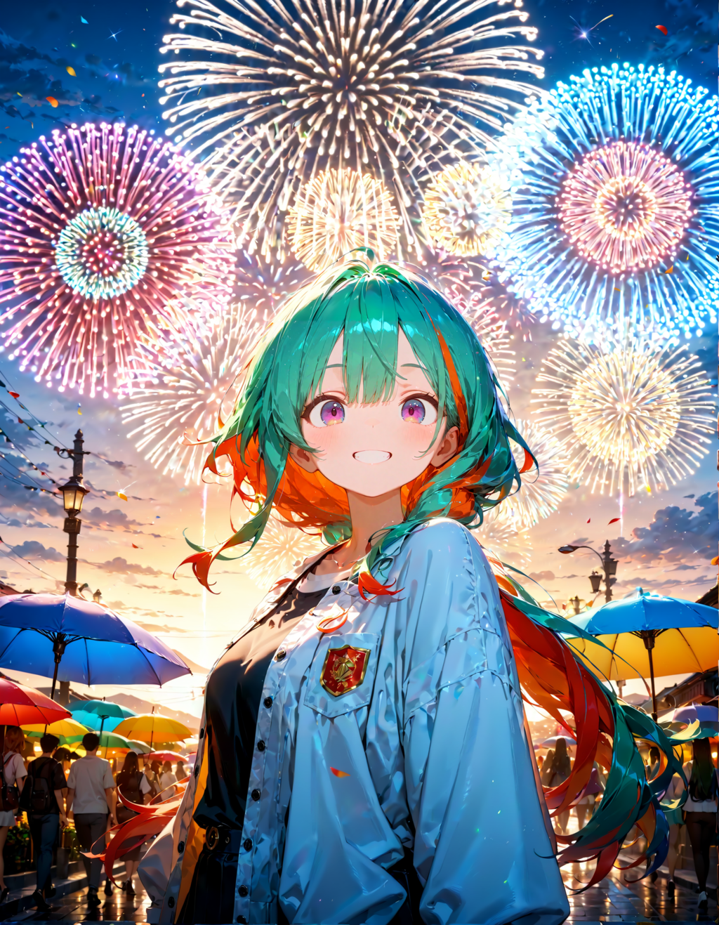 カラフルな少女　その４