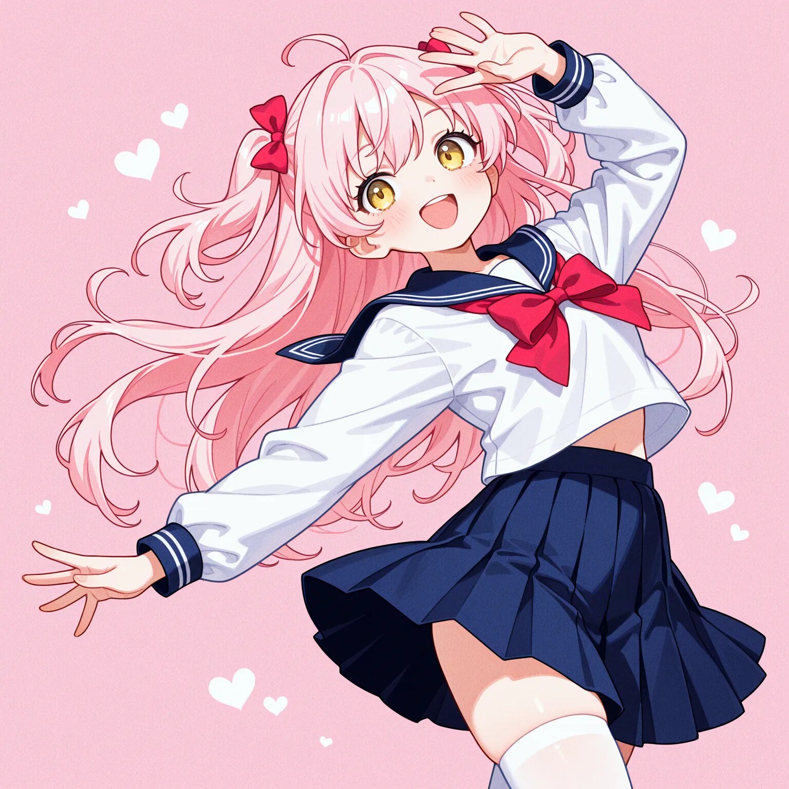 セーラー服でダンス | の人気AIイラスト・グラビア