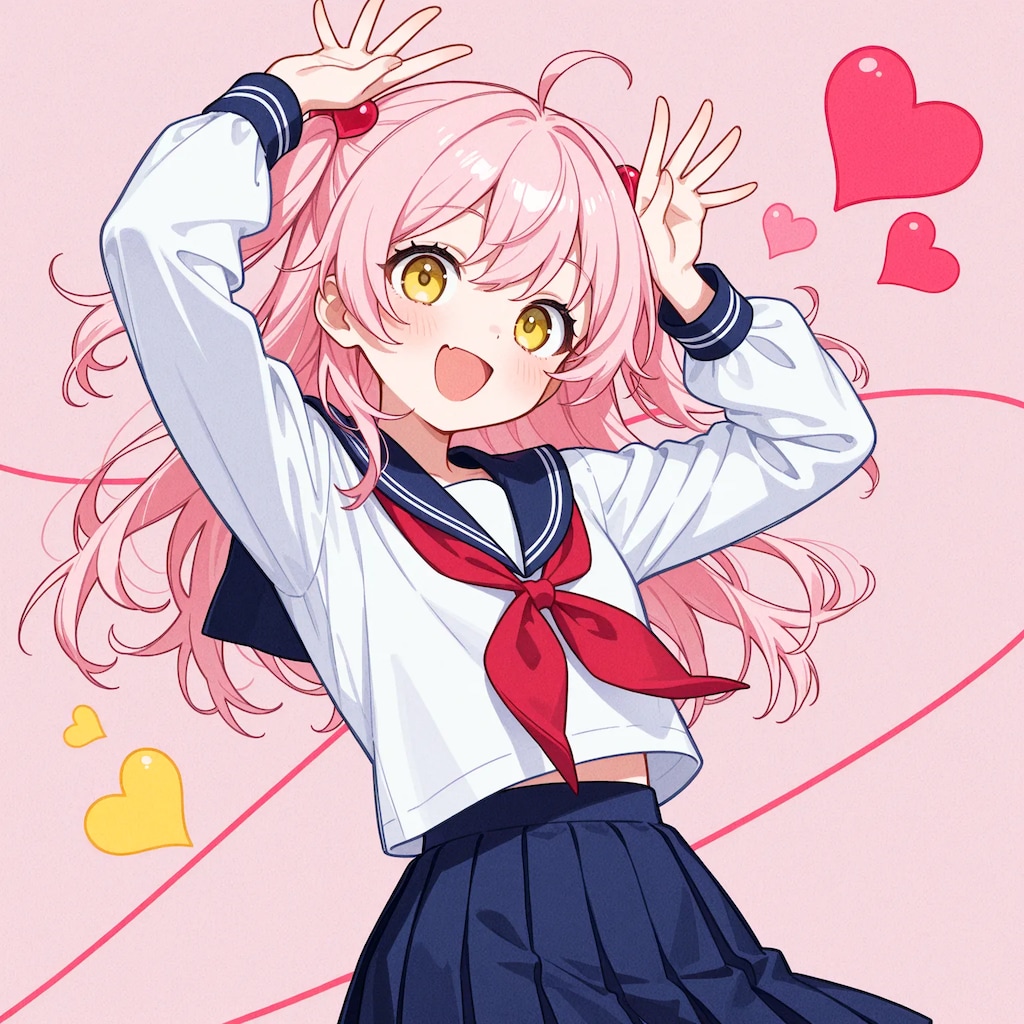 セーラー服でダンス