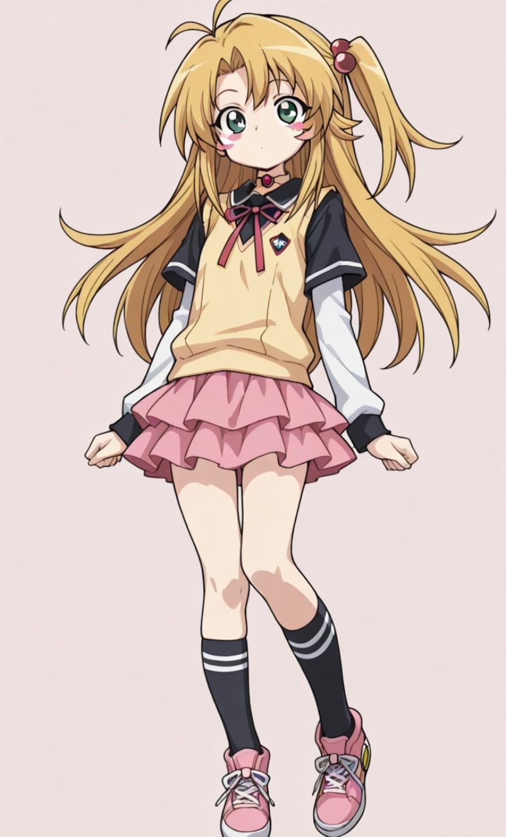 ピンクのスカート☆