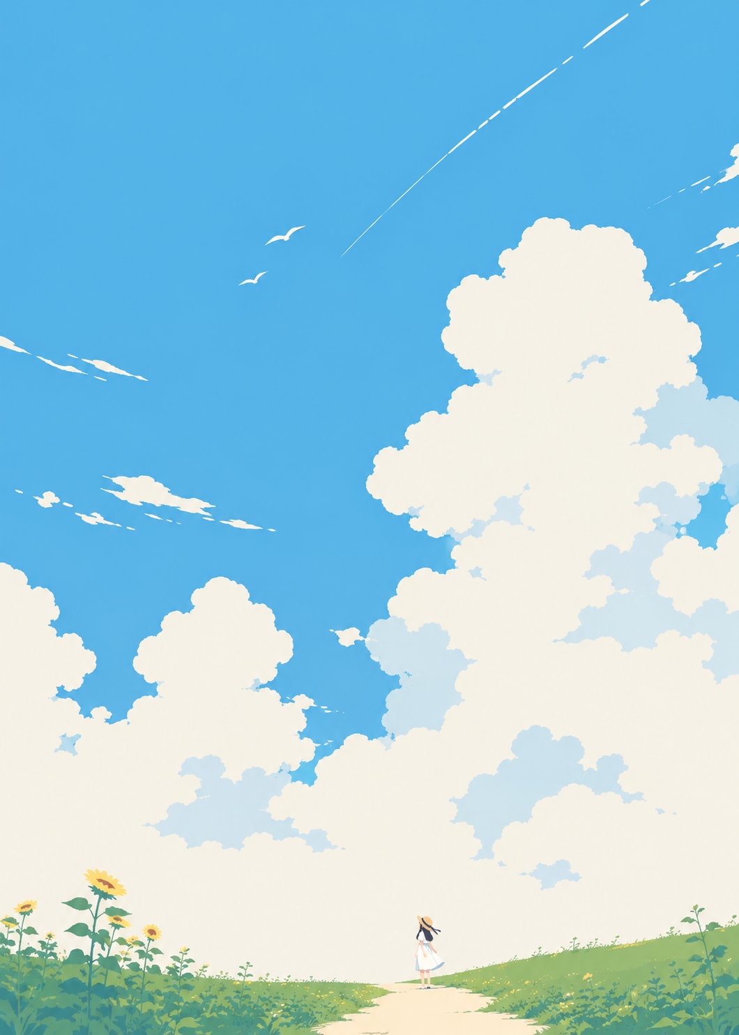 夏空と少女101 | の人気AIイラスト・グラビア