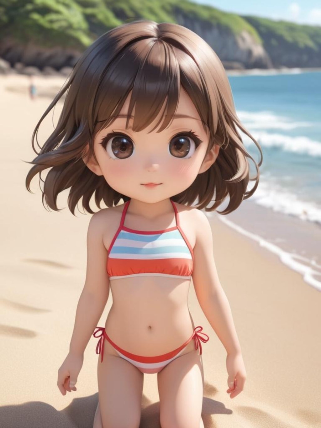 海に遊びに来た