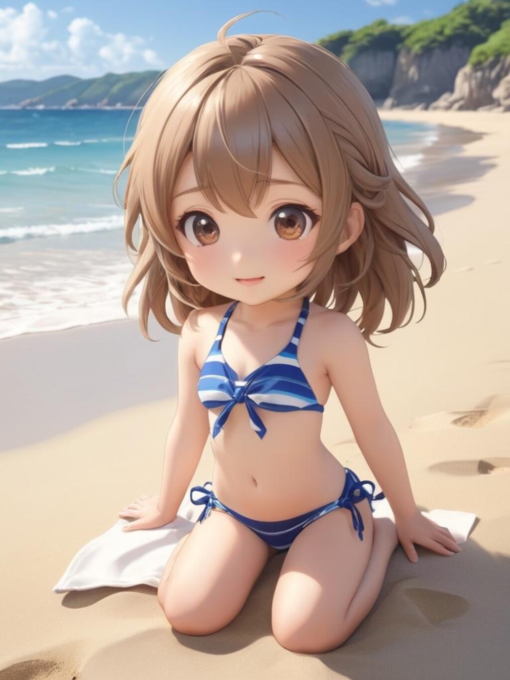 海に遊びに来た