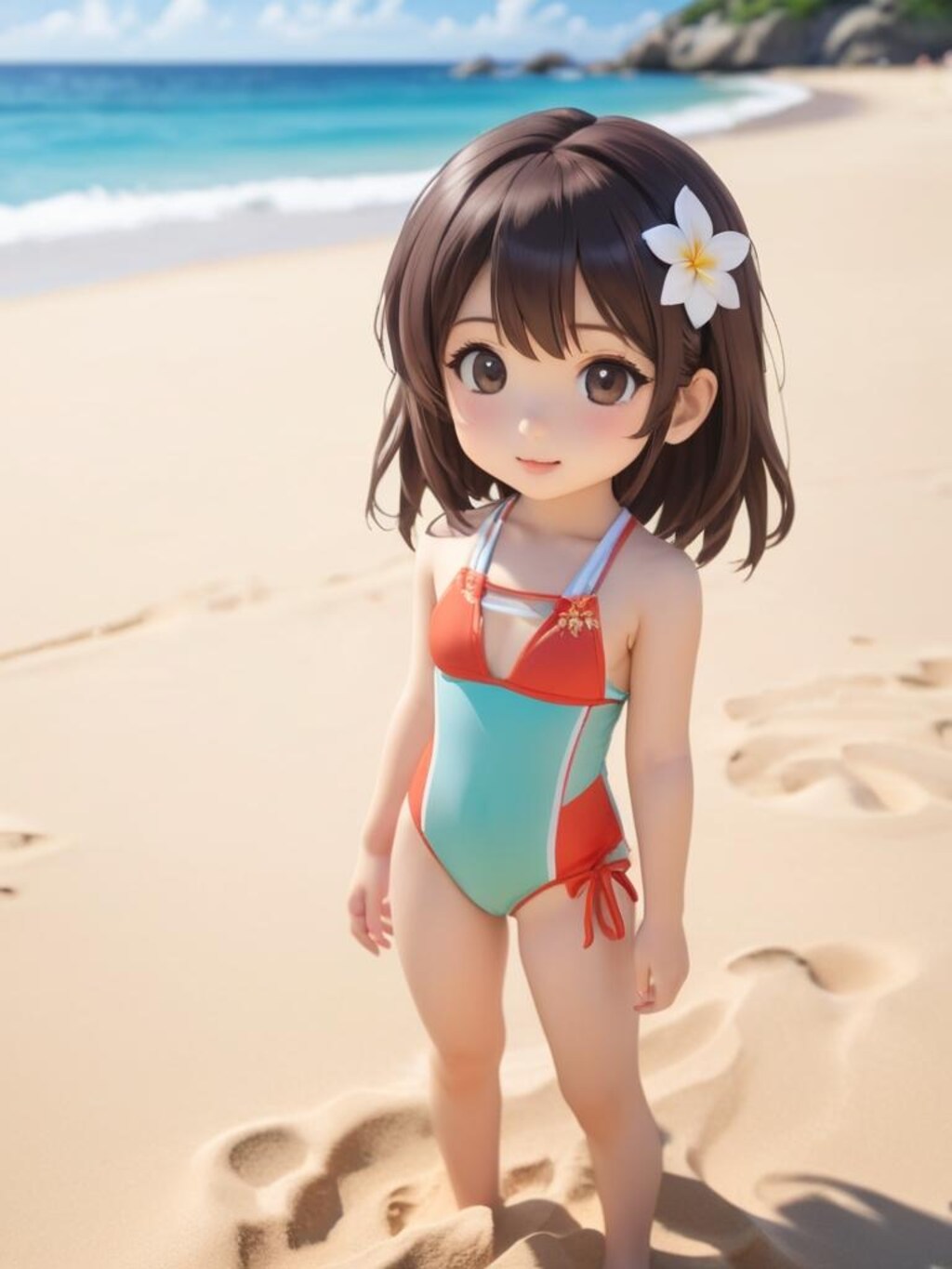 海に遊びに来た