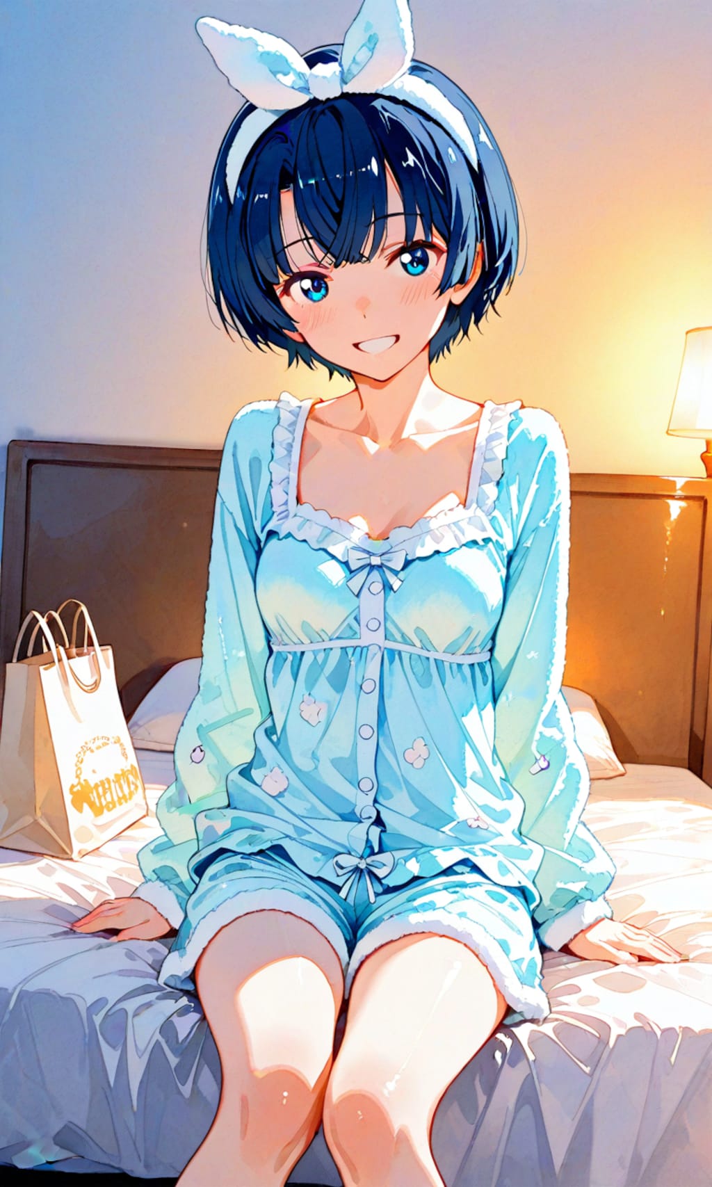 ホテルでくつろぐ柑菜ちゃん