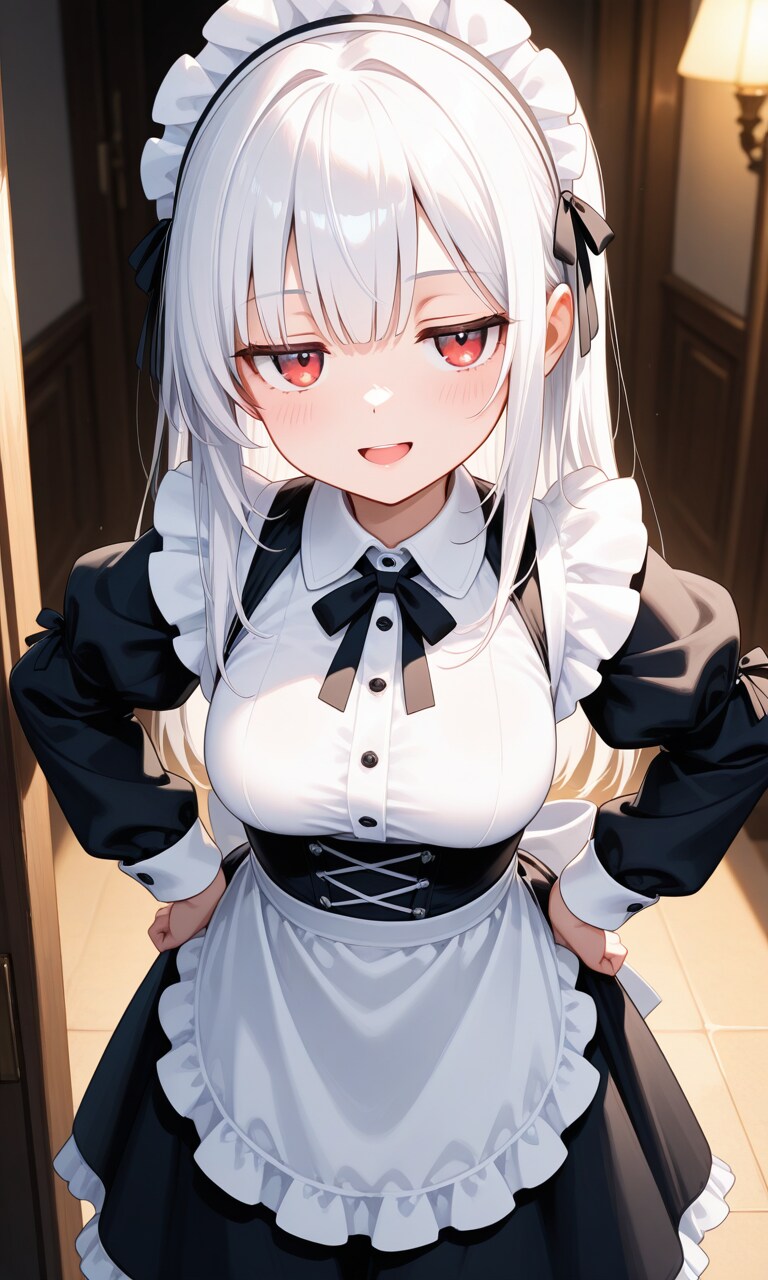 メイド白髪ちゃん