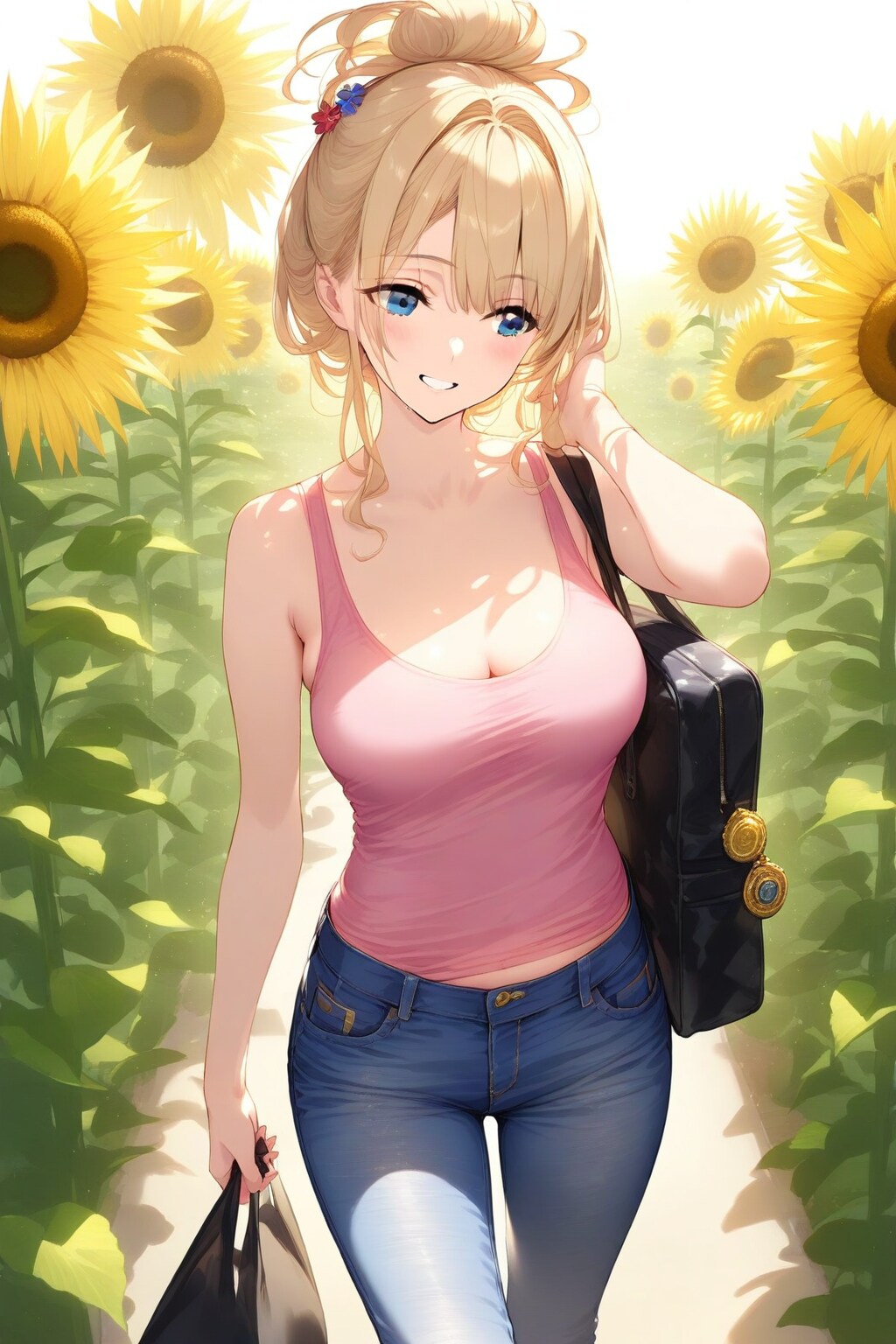 ギャルの旅行風景 | の人気AIイラスト・グラビア