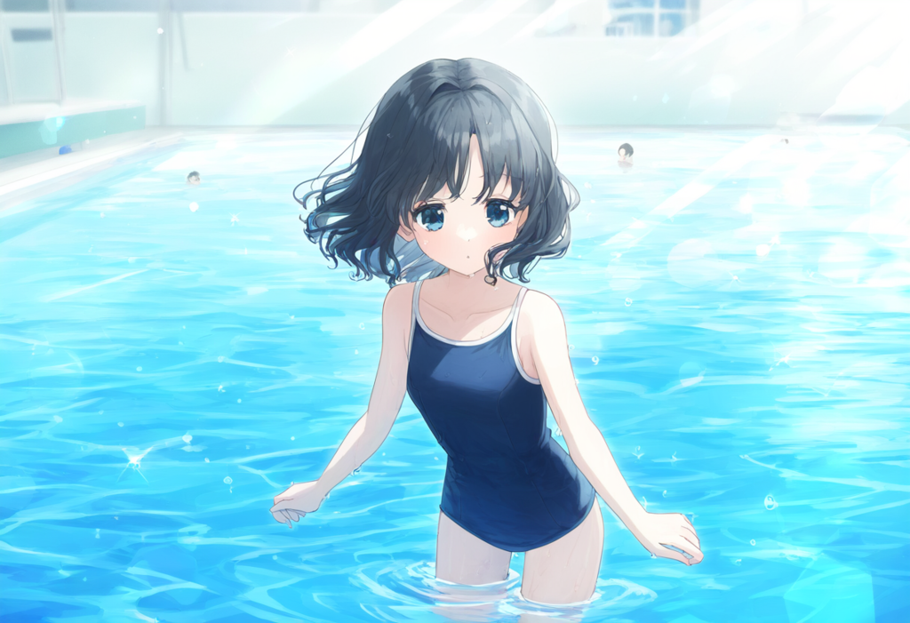 夏だ！青空だ！プールだ！