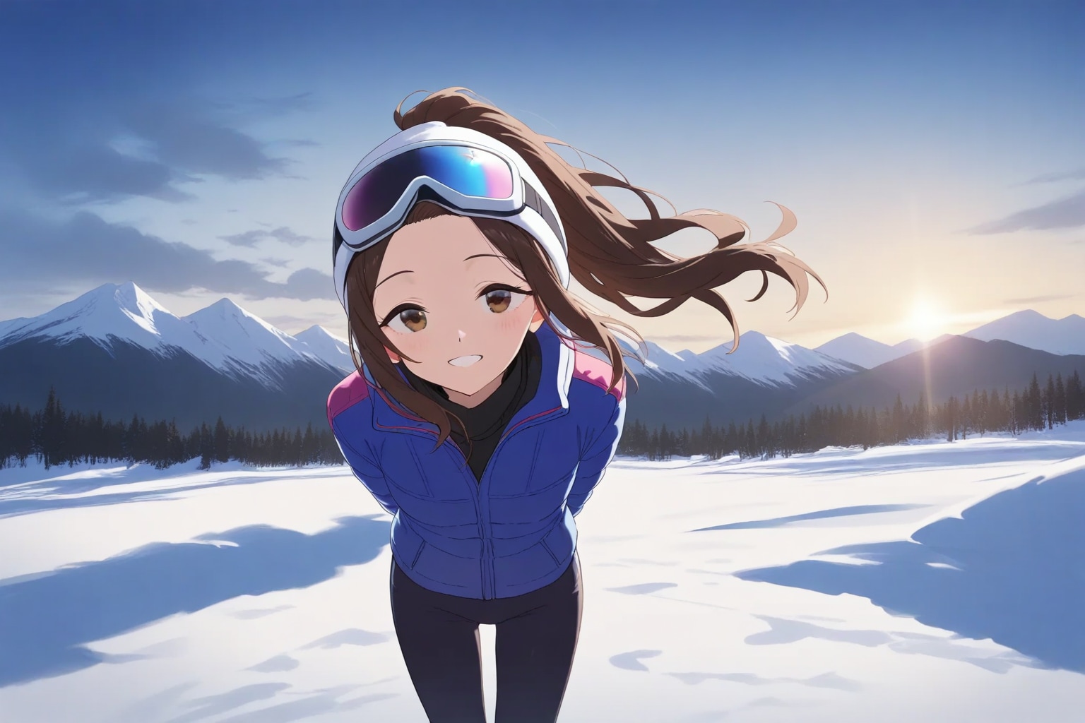 スキー場のおでこちゃん✨
