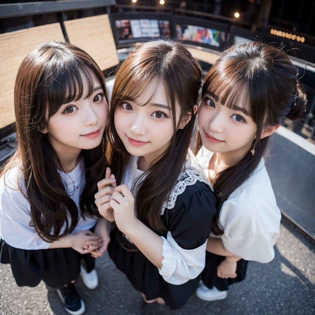 3人の美少女
